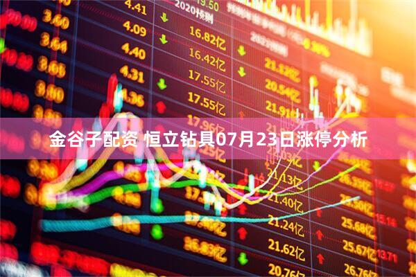 金谷子配资 恒立钻具07月23日涨停分析